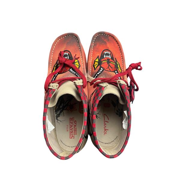 Clarks Wallabee Stranger Things Hellfire Club Limited Edition Leather US 11 M ** - Picture 2 of 9